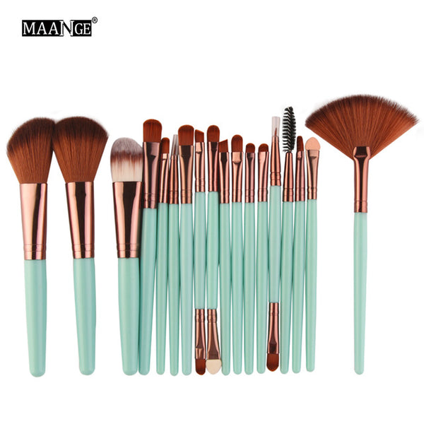 MAANGE 6/15/18Pcs Makeup Brushes Tool Set Cosmetic