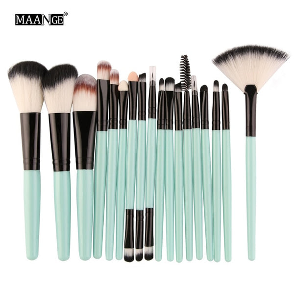 MAANGE 6/15/18Pcs Makeup Brushes Tool Set Cosmetic