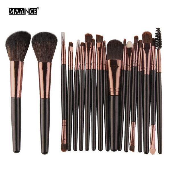 MAANGE 6/15/18Pcs Makeup Brushes Tool Set Cosmetic