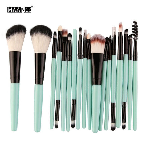 MAANGE 6/15/18Pcs Makeup Brushes Tool Set Cosmetic