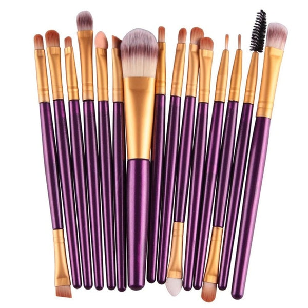 MAANGE 6/15/18Pcs Makeup Brushes Tool Set Cosmetic