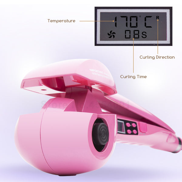 New LCD Screen Automatic Women Hair Curler Heating Ceramic Wave Hair Styling Tools