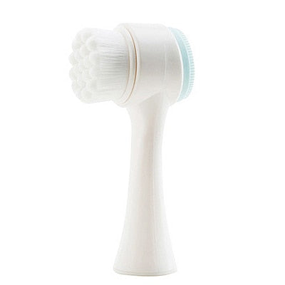 Silicone Face Cleanser Brush Portable Size 3D