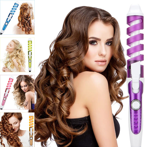 2019 Professional Hair Curler Magic Spiral Curling Iron Styling