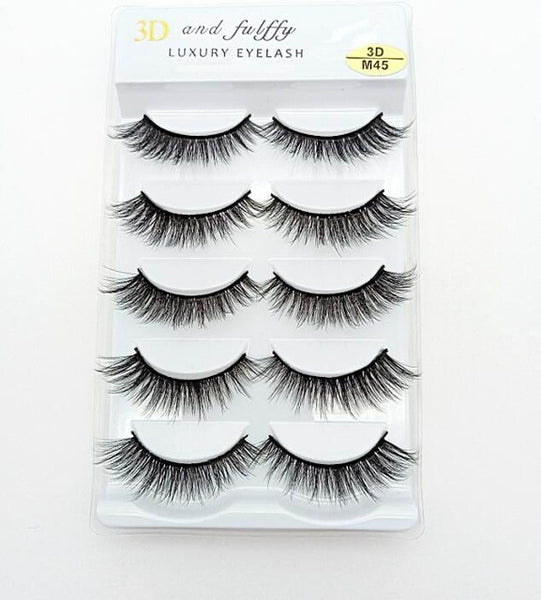 5 Pairs  False Eyelashes