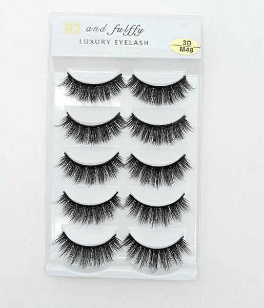 5 Pairs  False Eyelashes