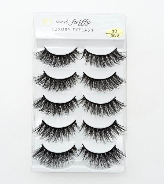 5 Pairs  False Eyelashes