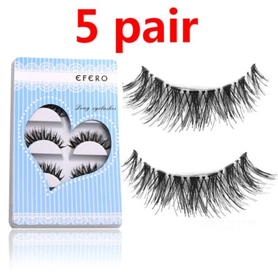 5 Pairs  False Eyelashes