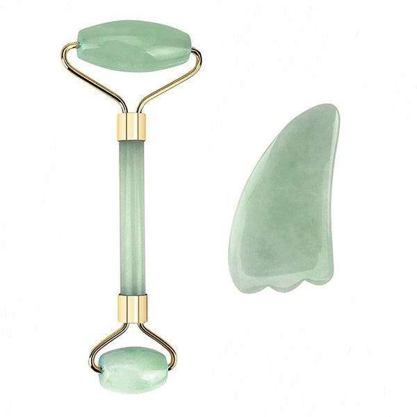 Natural Rose Jade roller Face Massager