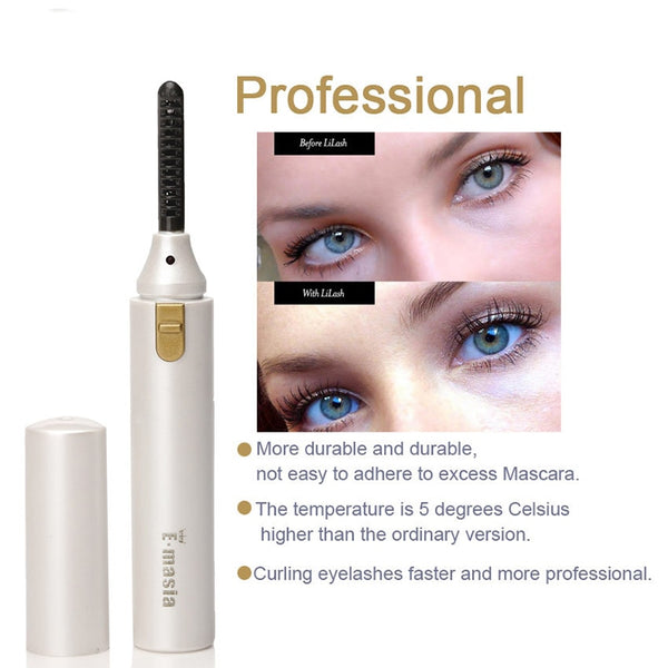 Electric Heated Eyelash Curler  Lasting make up