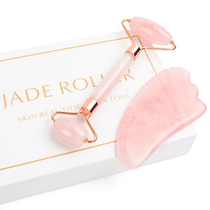 Natural Rose Jade roller Face Massager