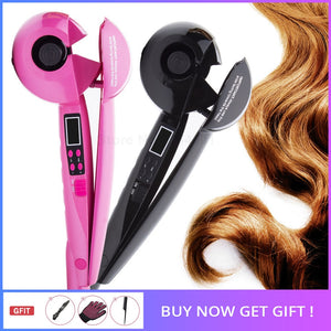 New LCD Screen Automatic Women Hair Curler Heating Ceramic Wave Hair Styling Tools