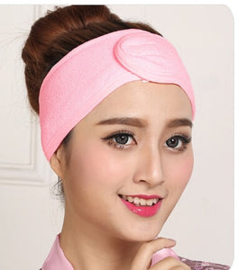 Cotton Soft Hair Accessories Spa Bathing Shower Makeup Wash Face